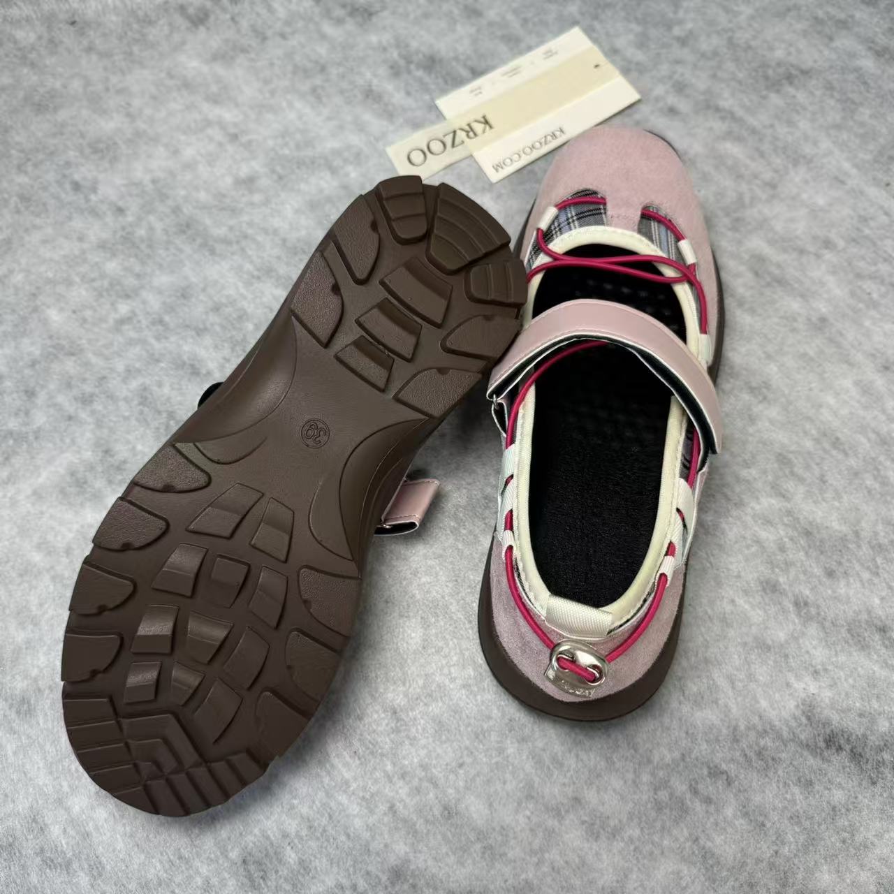 Functional style ballet platform Mary Jane shoes