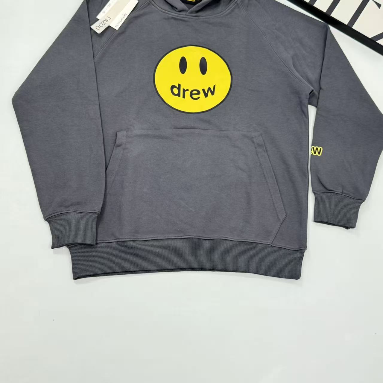 Cotton pullover loose-fitting hoodie