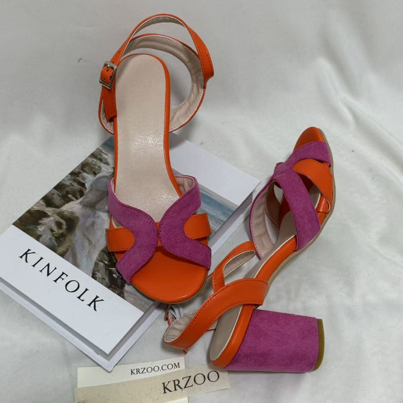 Strappy Open-Toe High-Heel Sandals