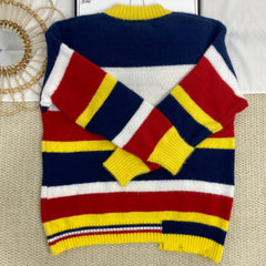 Cartoon Doll Lazy Embroidered Sweater