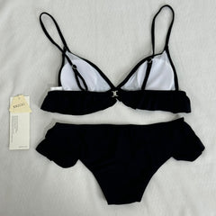 Bikini swimsuit, solid color bikini set
