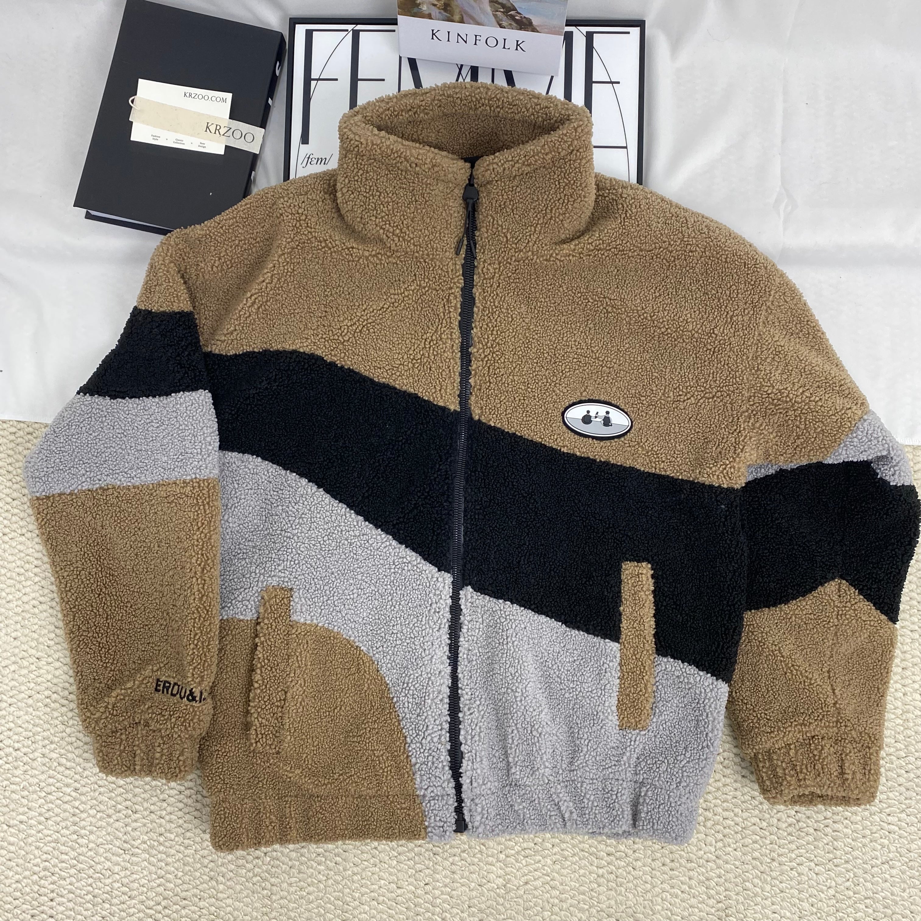 Lambswool Patchwork Jacket