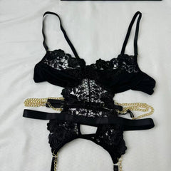 Lace open-chain set