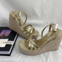 Platform Open-Toe Sandals