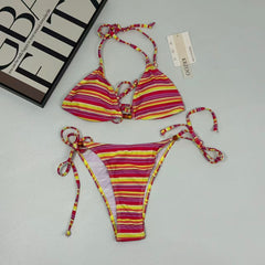 Three-piece striped sling set