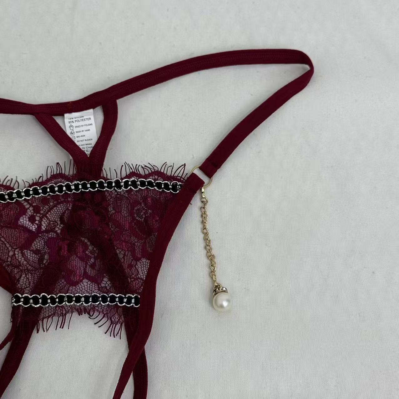 Lace European And American Style Low-Waisted Thongs