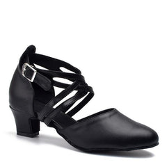 Women's Microfiber Leather 5cm Heels Character Dance Shoes Ballroom Dance Shoes