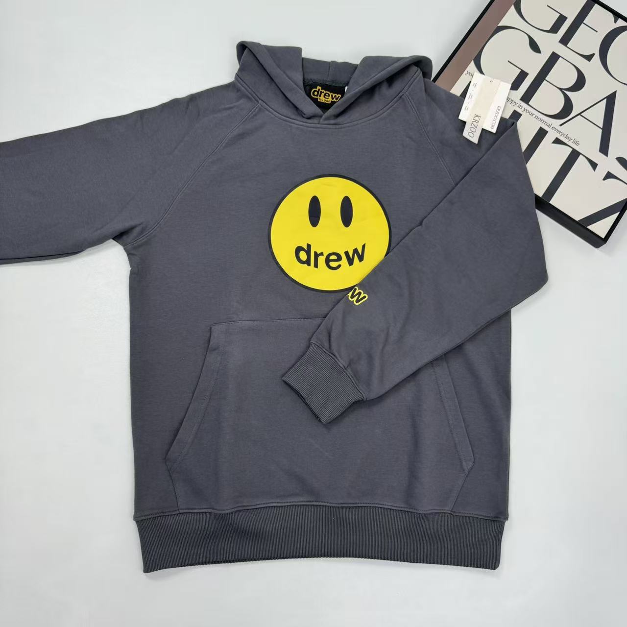 Cotton pullover loose-fitting hoodie
