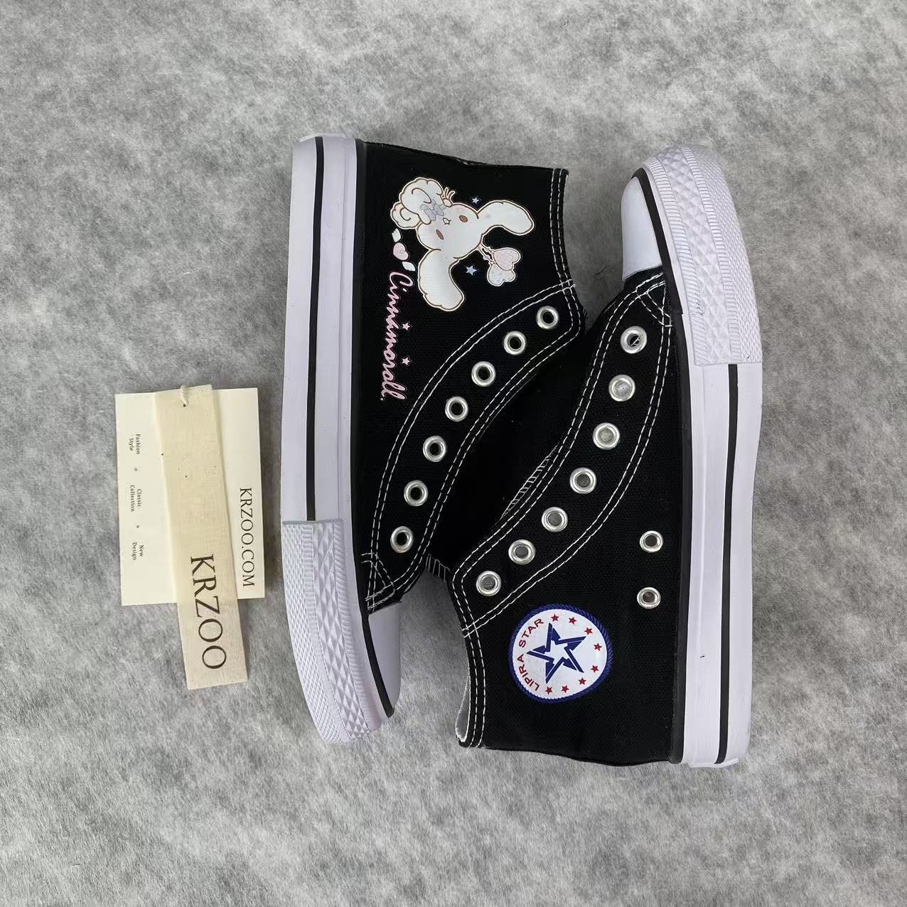 Cute cartoon casual sneakers