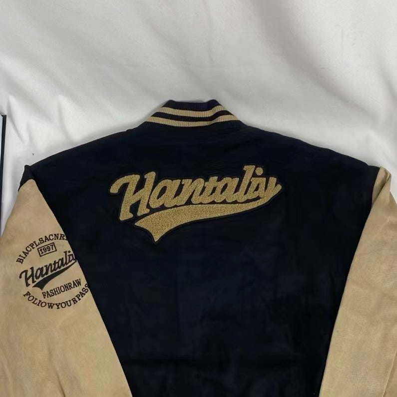 Suede Loose-Fitting Jacket