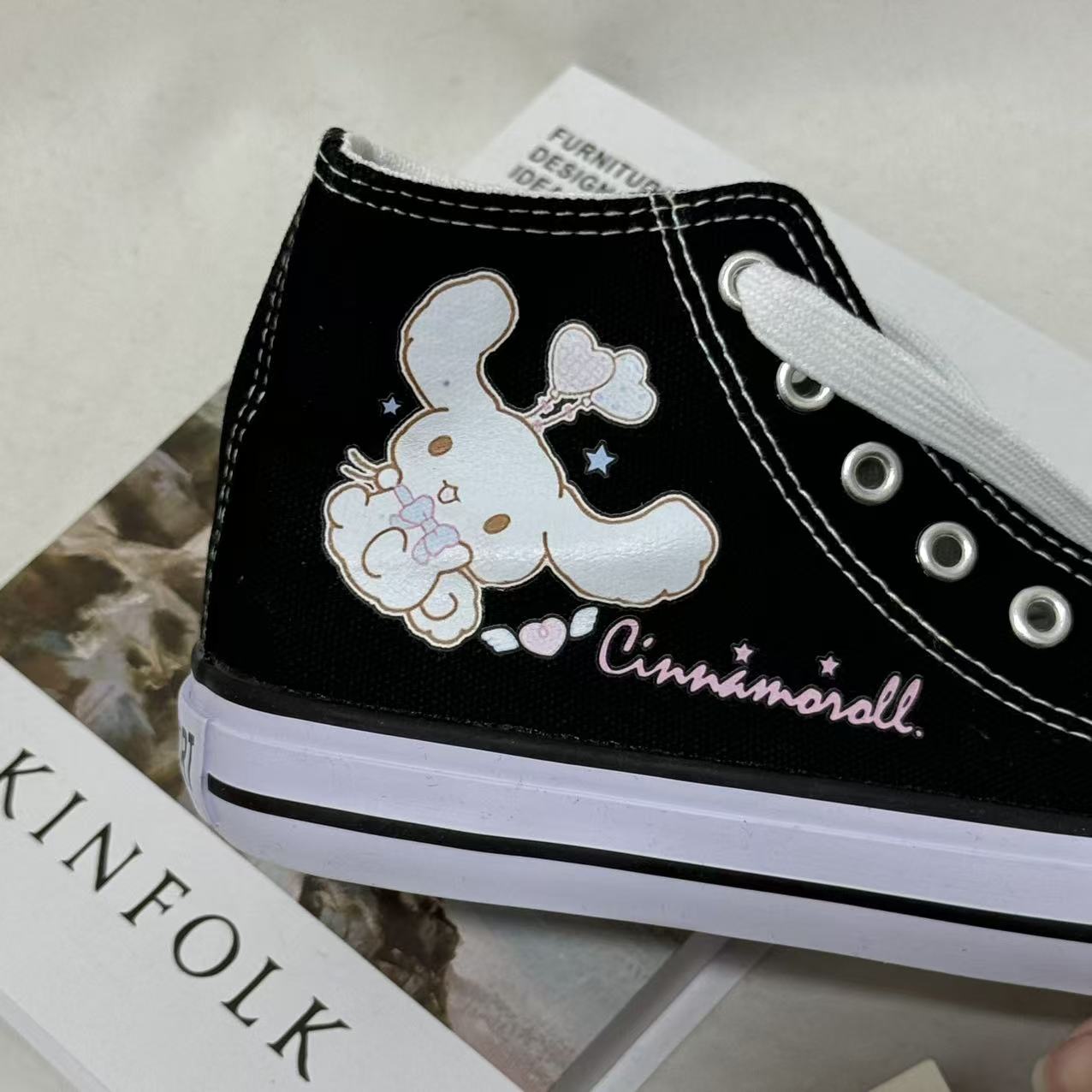 Cartoon-Style Casual Canvas Shoes