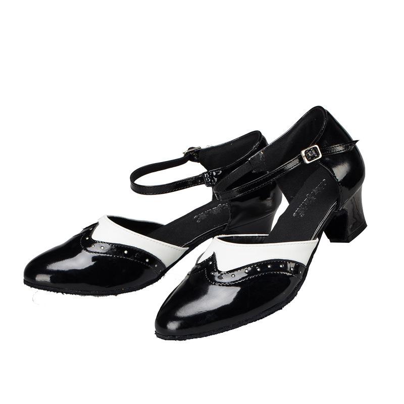 Women's Leatherette 5cm/6cm Heels Ballroom Swing Dance Shoes Character Shoes