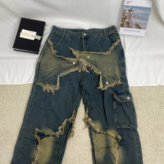 Vintage Five-Pointed Star Jeans