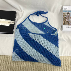 Color-Blocked Sequined Camisole