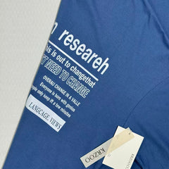 Short-sleeved T-shirt with long and loose fit