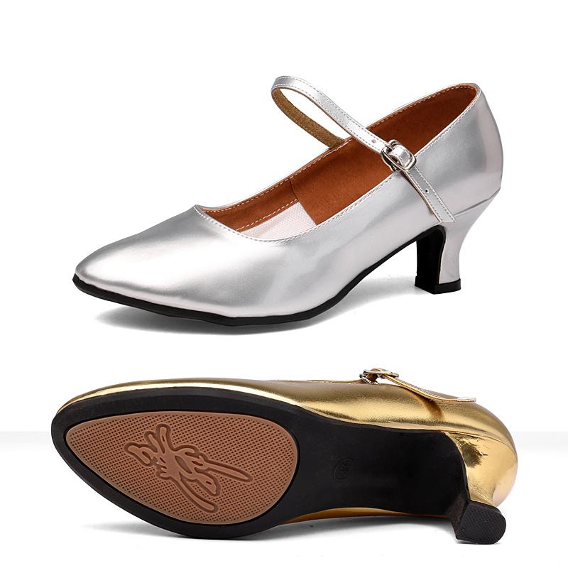Women's Leatherette 5.5cm Heels Modern With Buckle Ballroom Dance Shoes Modern Shoes