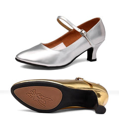 Women's Leatherette 5.5cm Heels Modern With Buckle Ballroom Dance Shoes Modern Shoes