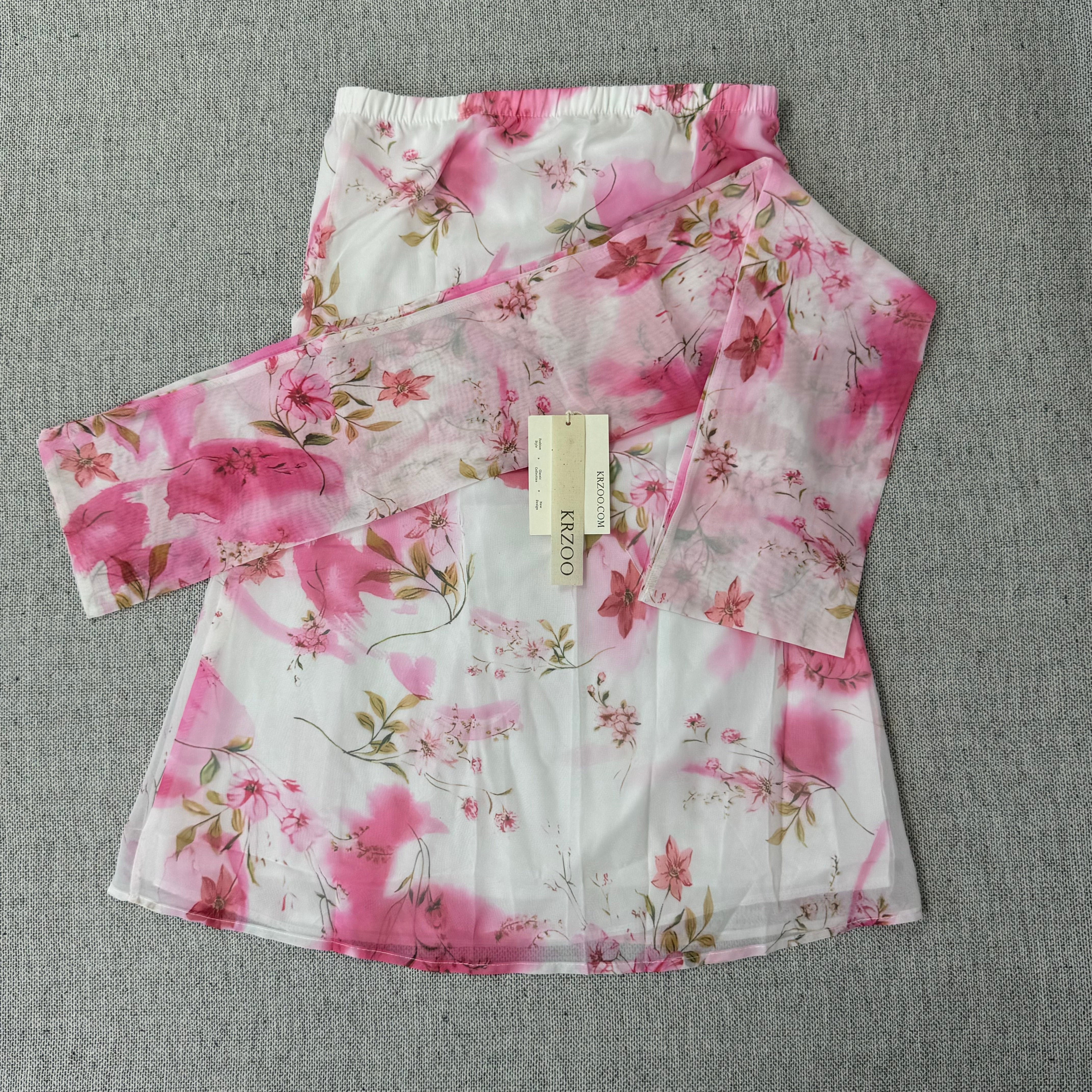 Printed scarf mini dress with dress