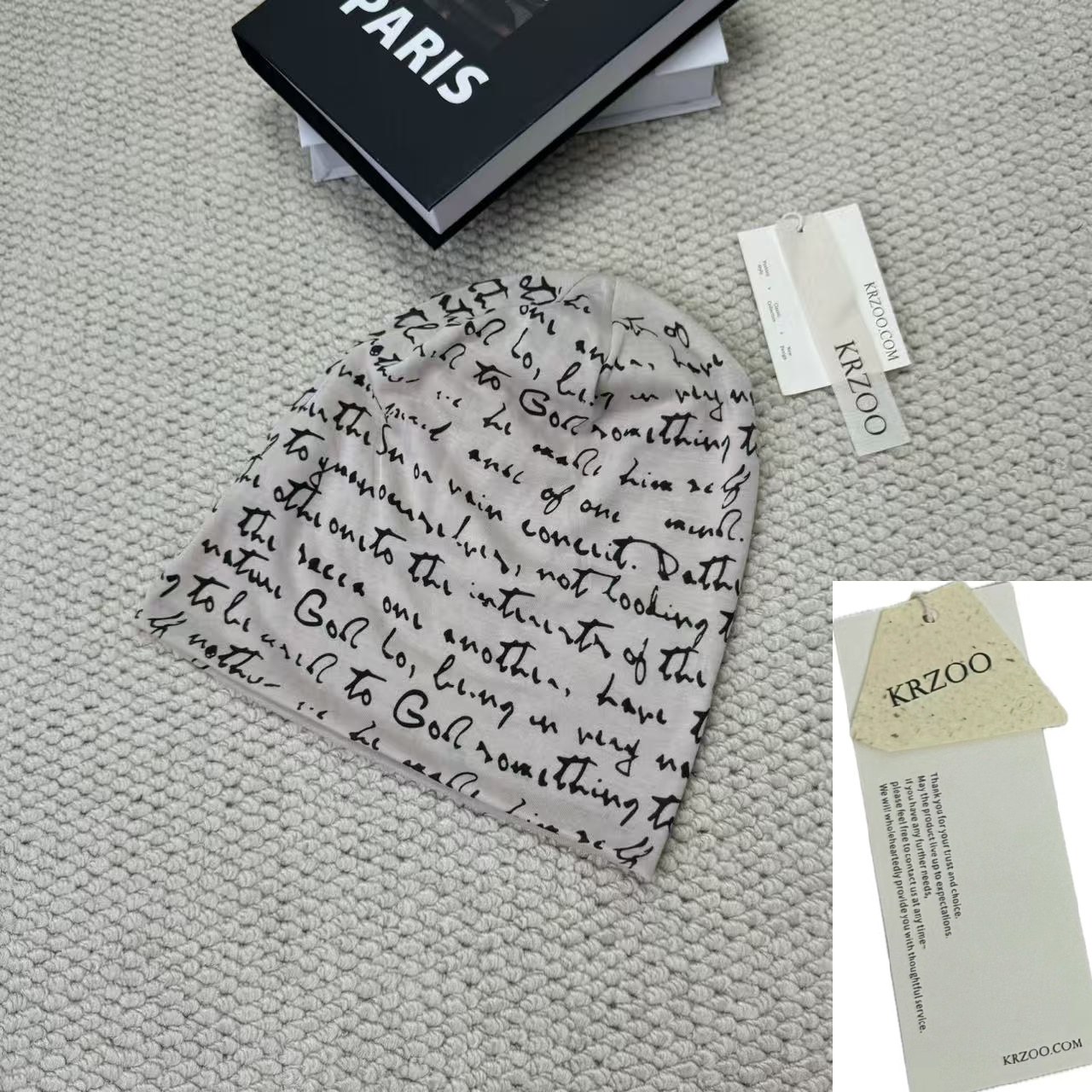 Letterhead cap with multiple layers