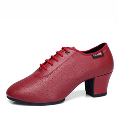 Women's Microfiber Leather 5cm Heels Teaching & Practice Shoes Ballroom Dance Shoes