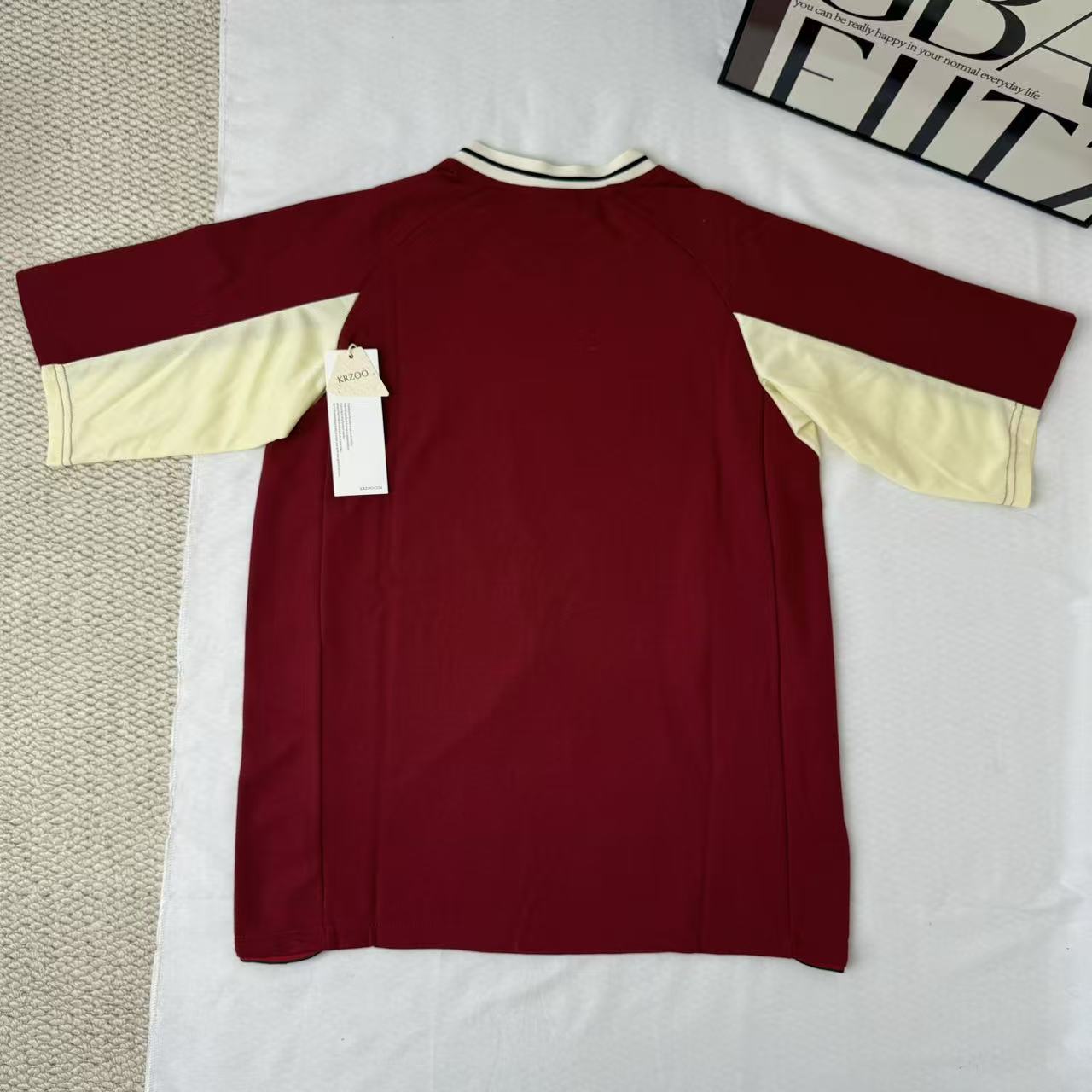 Quick-Dry V-Neck Short-Sleeve Sports Jersey