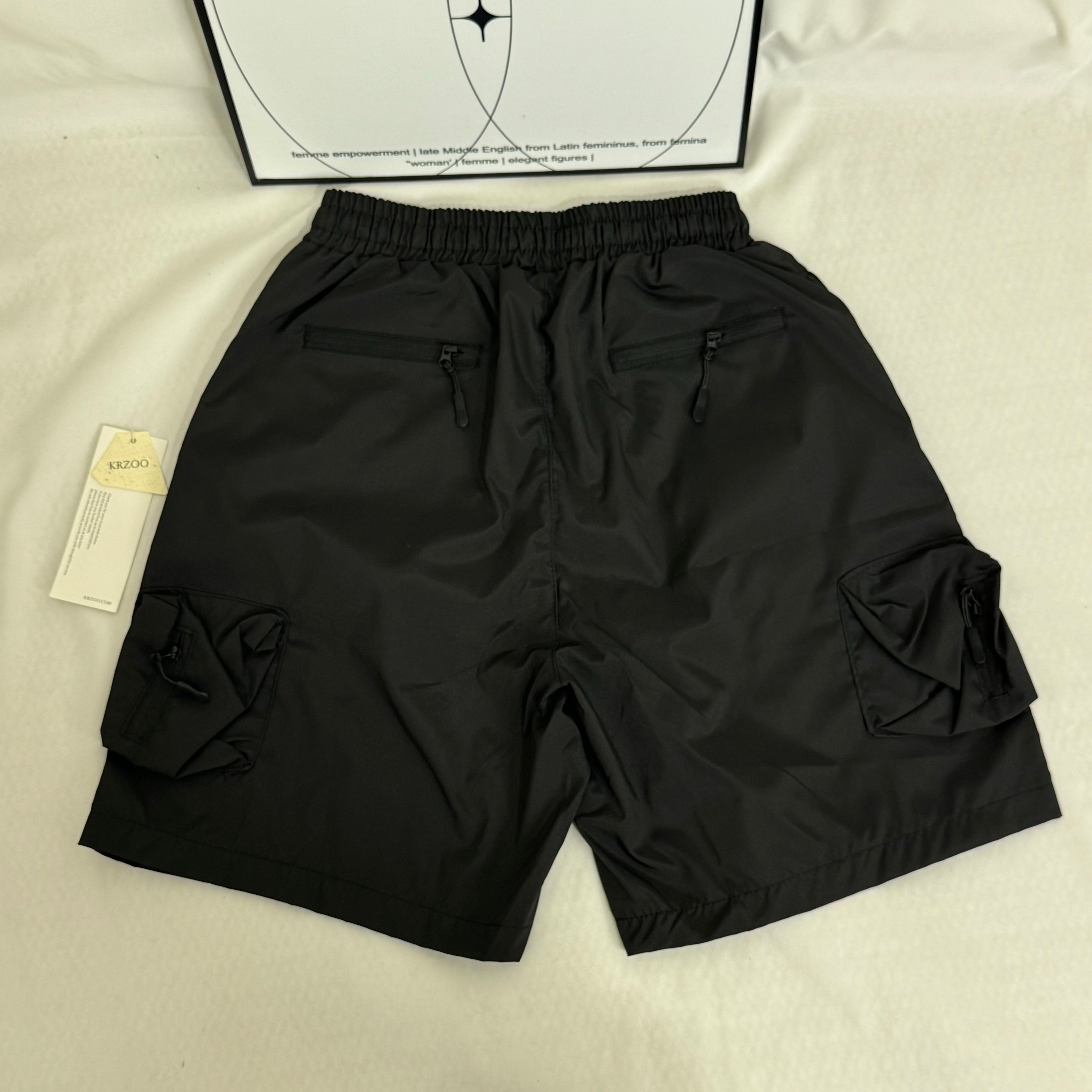 Multi-pocket functional work pants