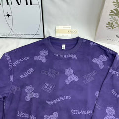 Loose-Fit Crew Neck Base Layer Top