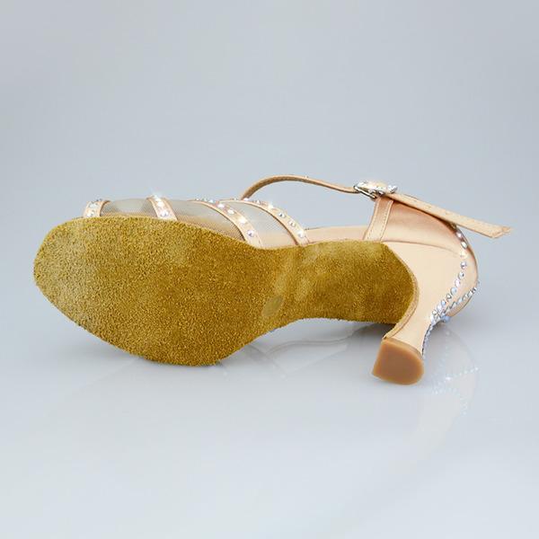 Women's Leatherette Customized Heel Ballroom Dance Shoes Salsa Latin Dance Shoes