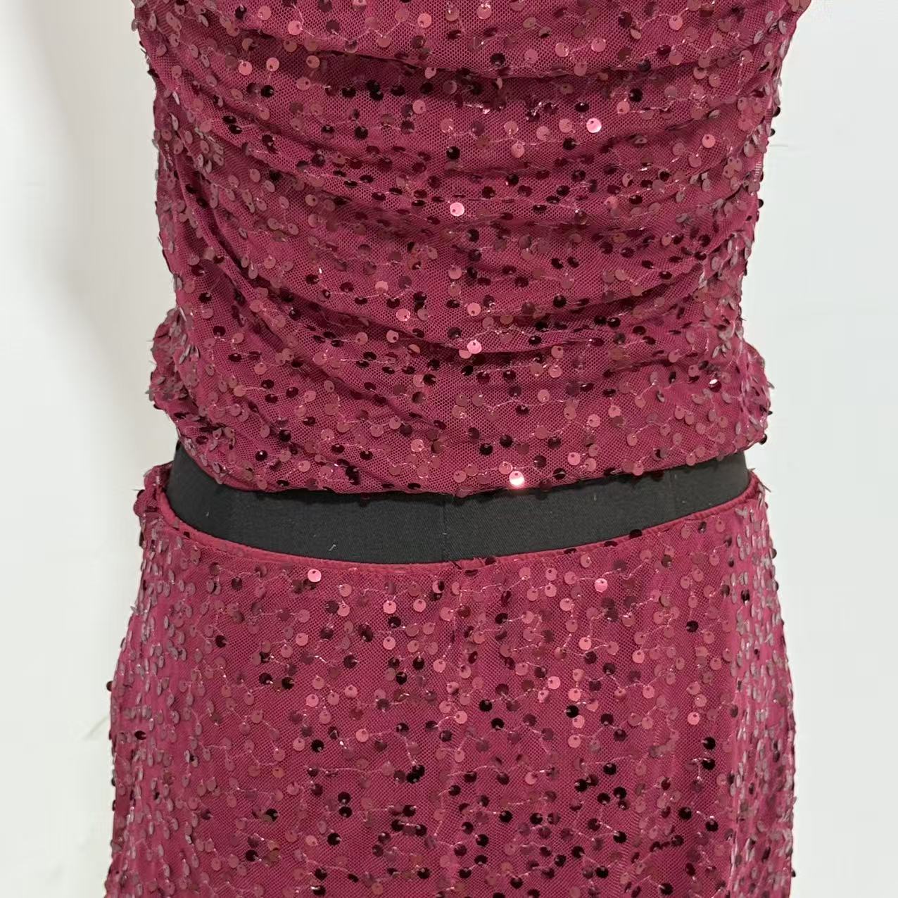 Solid-Color Sequin Set