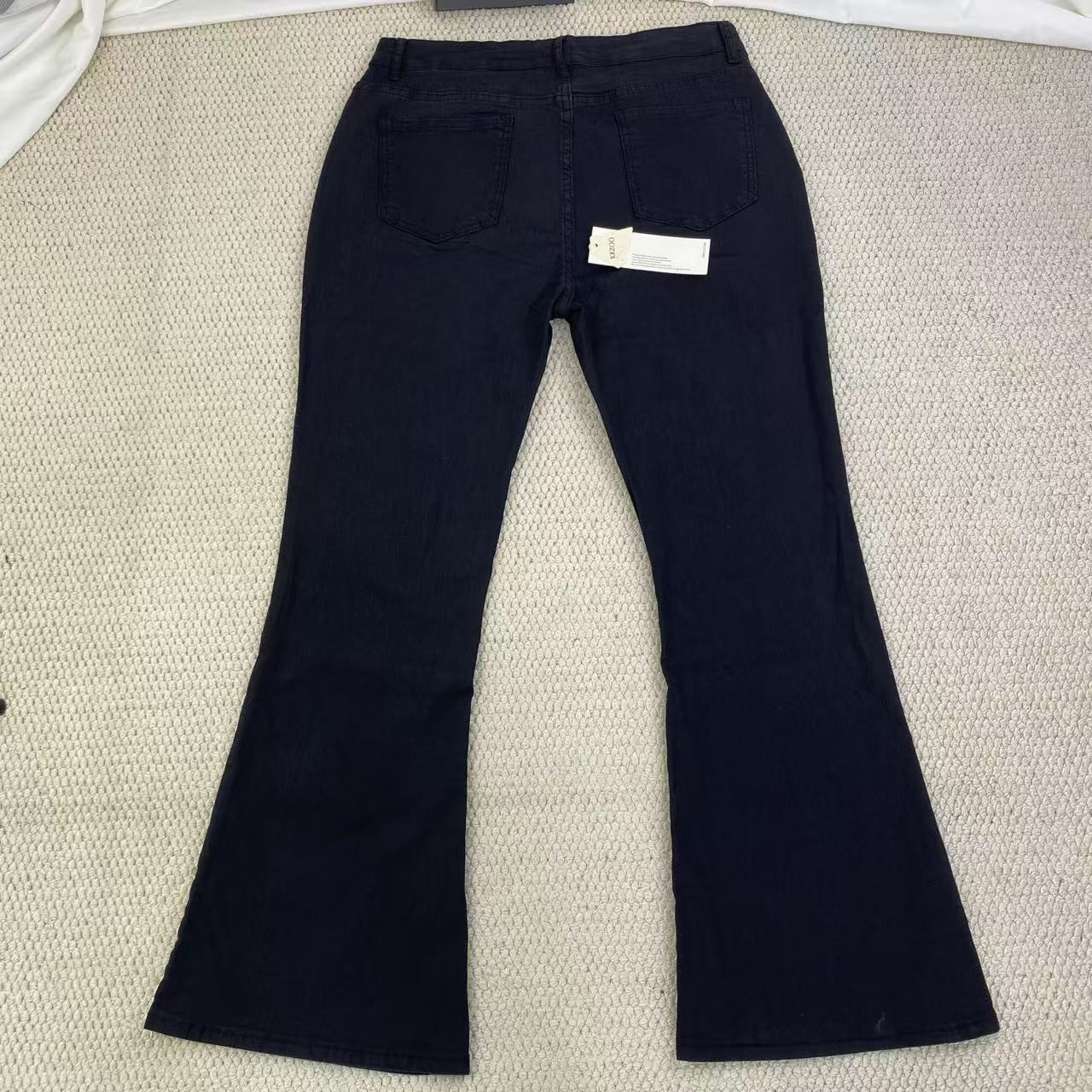 Slim straight-leg jeans