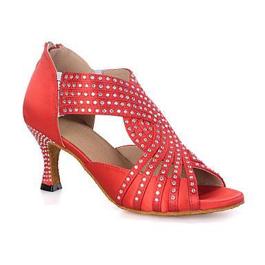 Women's Latin Shoes 7.5cm/8.5cm Heels Salsa Shoes Ballroom Dance Shoes/Latin Shoes