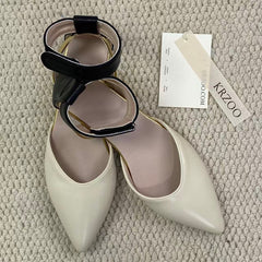 Velcro open-toe shoes