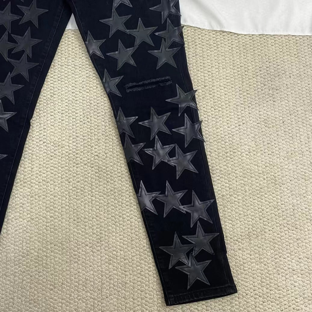 Ripped Star Casual Jeans