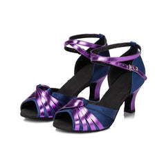 Women's Satin Customized Heel Ballroom Dance Shoes/Latin Shoes