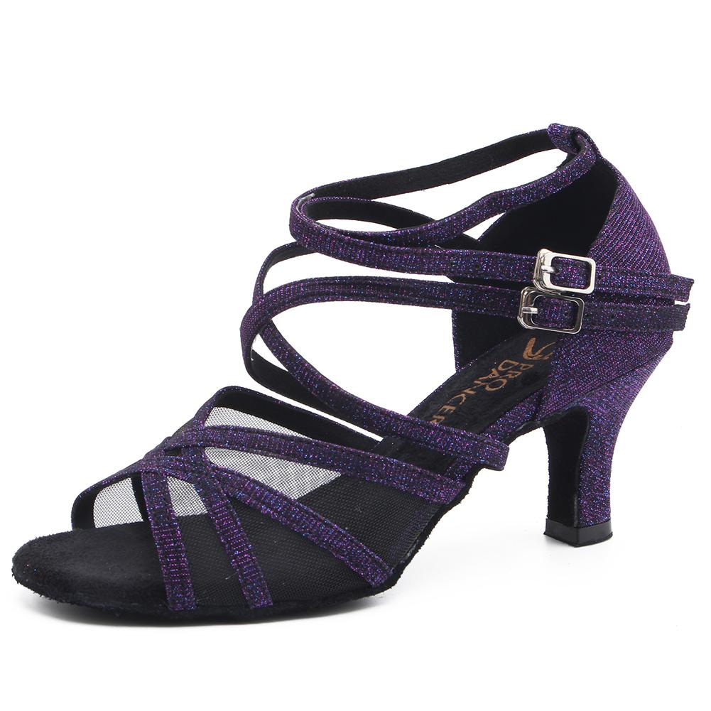 Women's Sparkling Glitter 5.6cm Heel Ballroom Dance Shoes/Latin Shoes