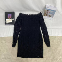 Lace Off-The-Shoulder Dress