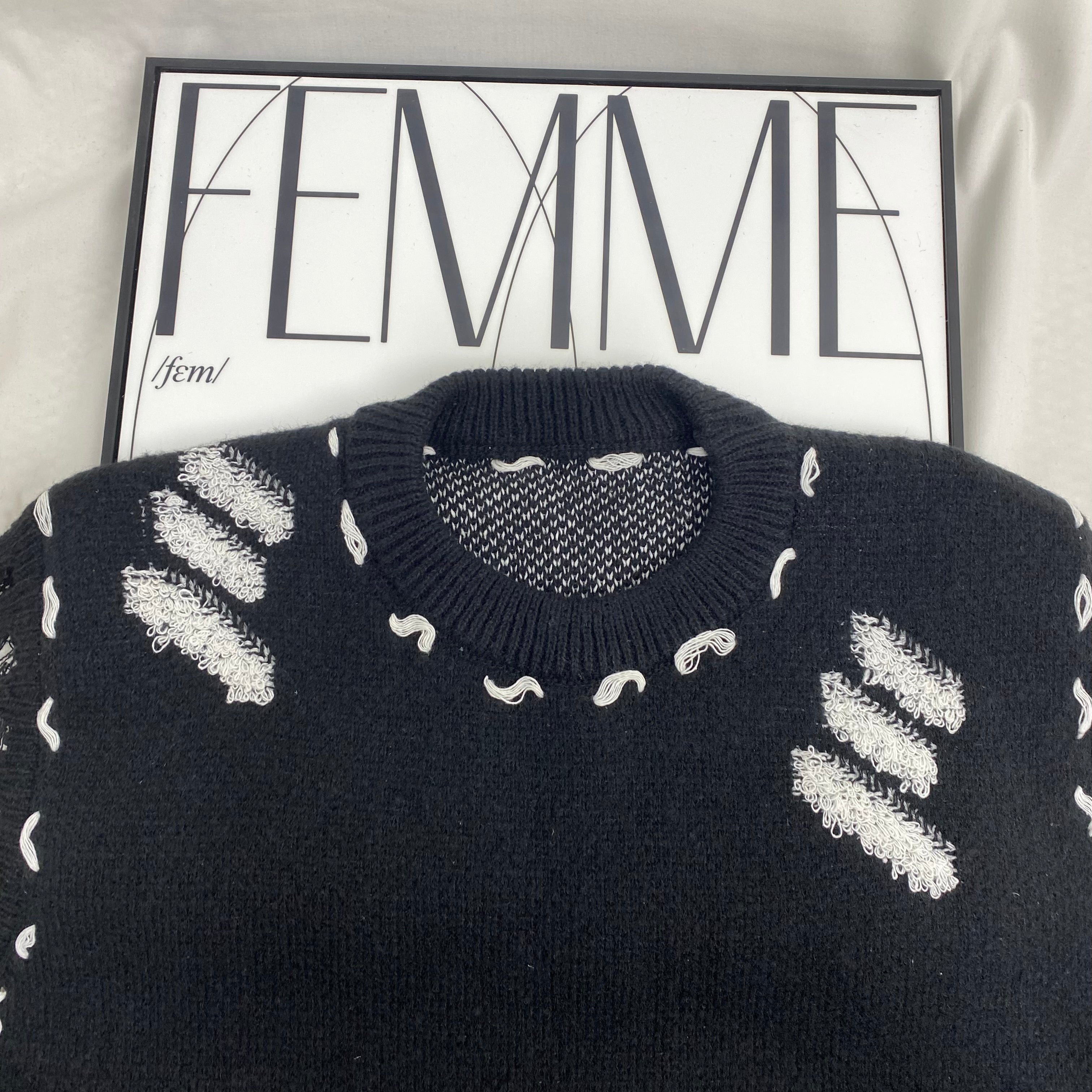 High Street Destroyed Vest Sweater
