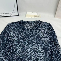 Mesh Leopard Print T-Shirt