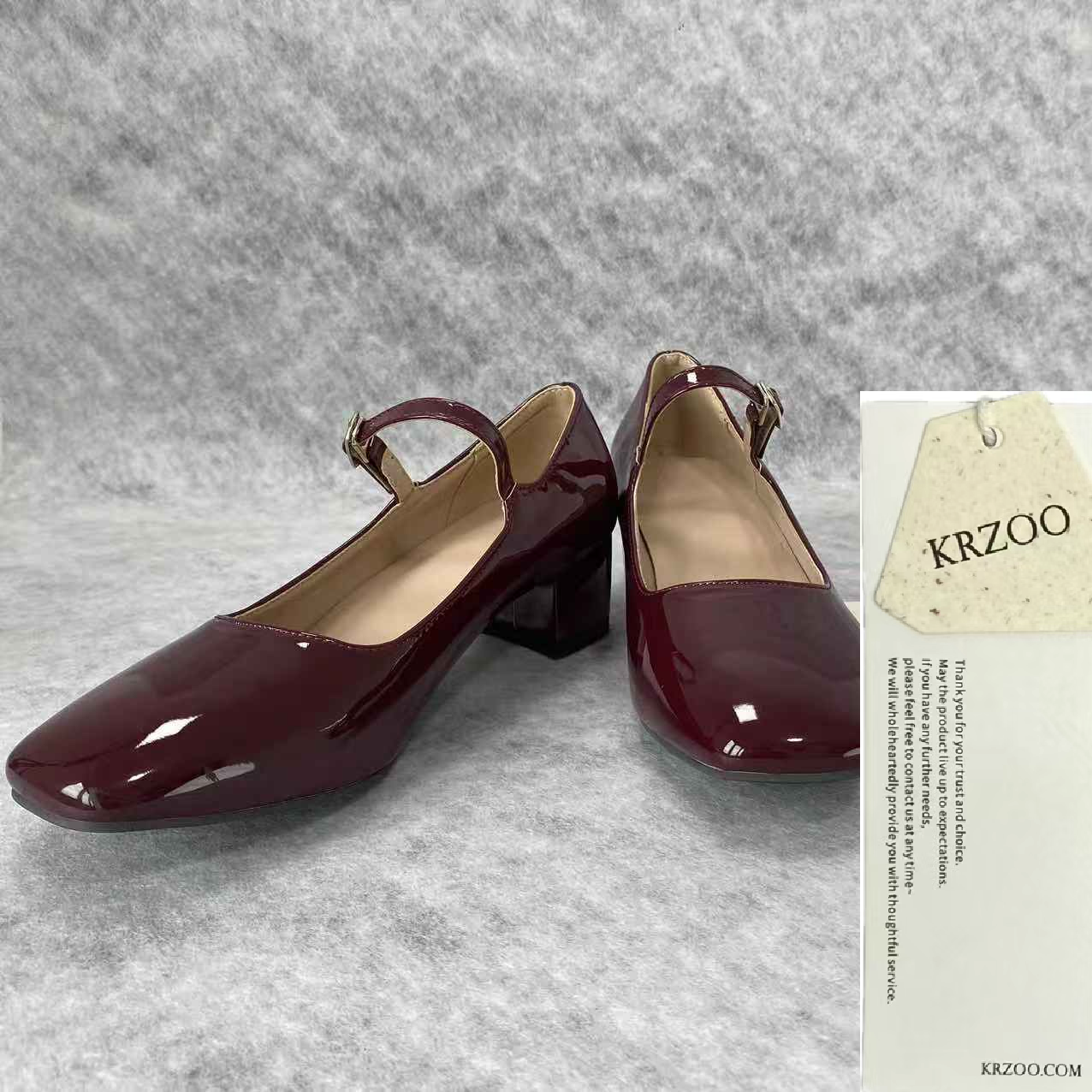 Leather upper platform flat-heeled sandal