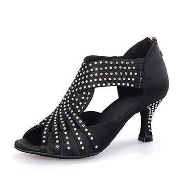 Women's Latin Shoes 7.5cm/8.5cm Heels Salsa Shoes Ballroom Dance Shoes/Latin Shoes