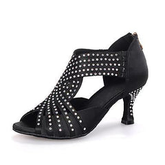 Women's Latin Shoes 7.5cm/8.5cm Heels Salsa Shoes Ballroom Dance Shoes/Latin Shoes