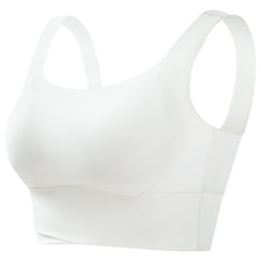 No-rim sexy gathered yoga one-piece sports bra