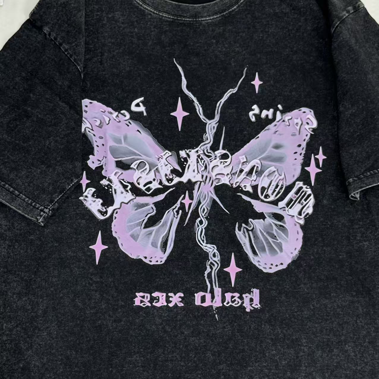 Printed Washed Vintage T-Shirt