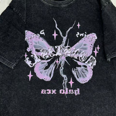 Printed Washed Vintage T-Shirt