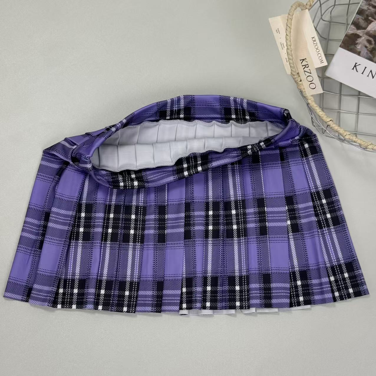 Mini pleated skirt