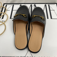 Horsebit Leather Flats