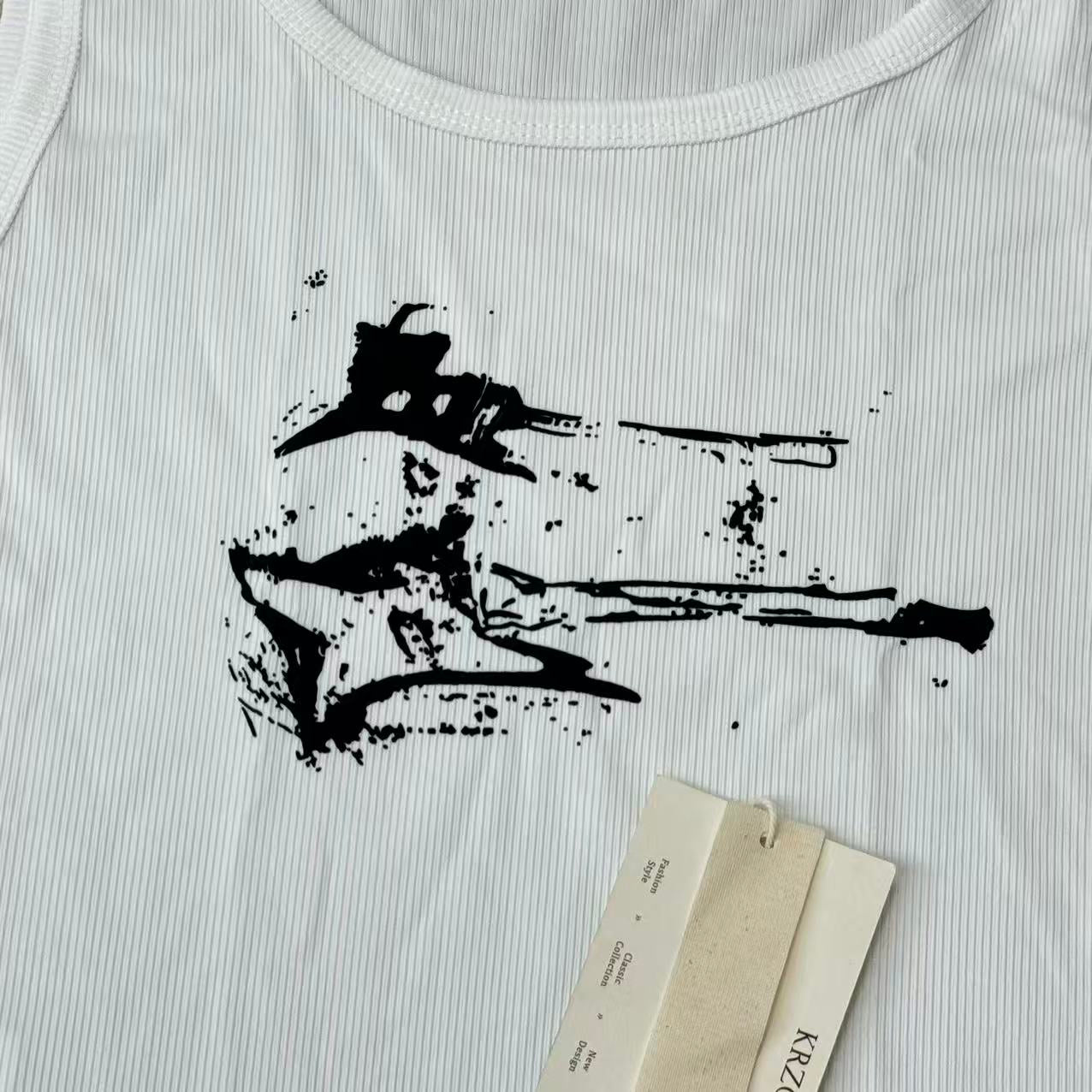 Vintage-style threaded sling vest