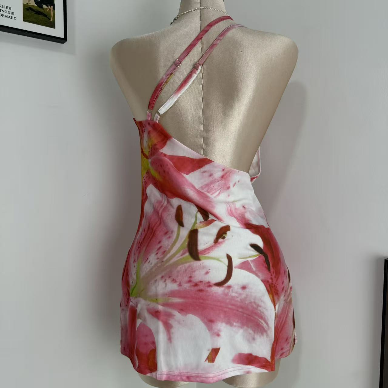Backless Spaghetti-Strap Dress