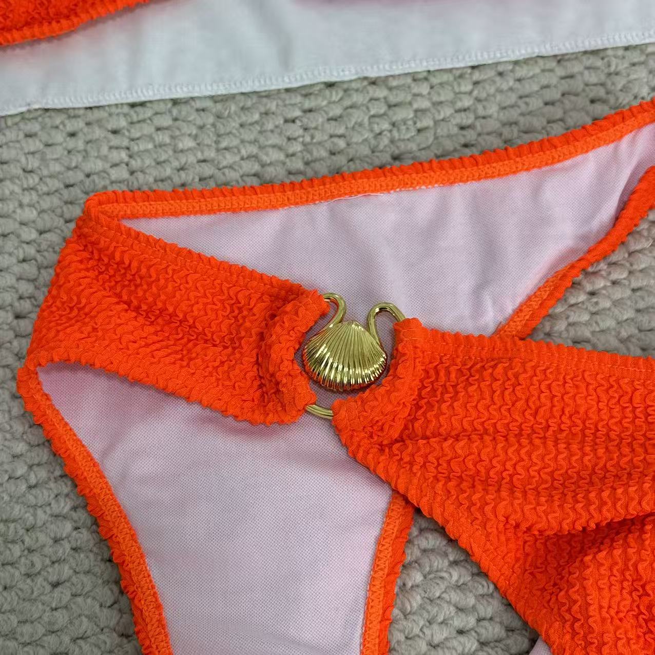 Color-matched two-piece bikini
