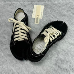 Cookie canvas split-toe shoes